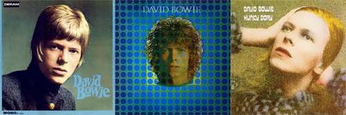David Bowie album covers 1